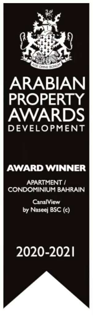 Arabian property awards 2020 / 2021 - Best apartment / condominium in Bahrain